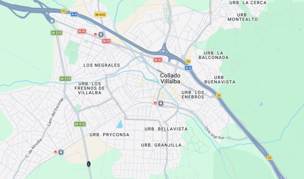 Mapa de Collado Villalba