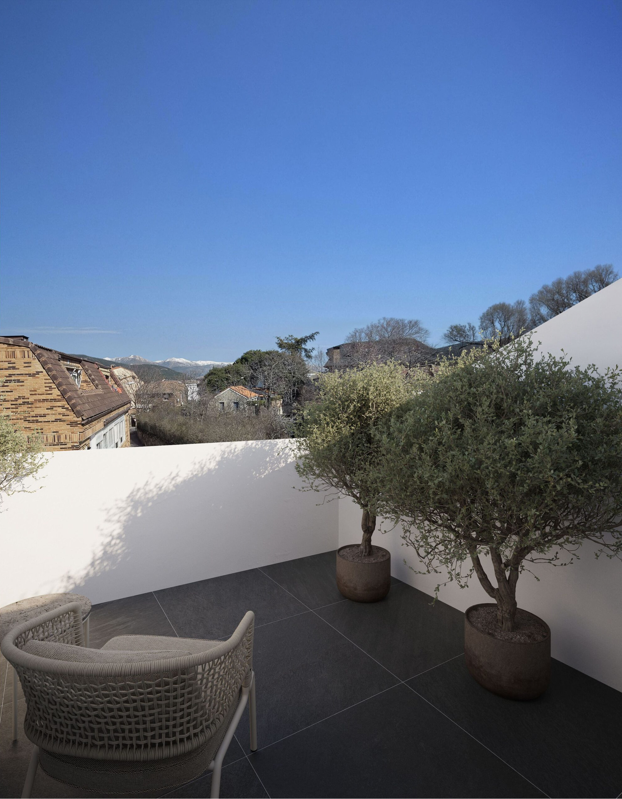 Render orientativo - Vista exterior del edificio